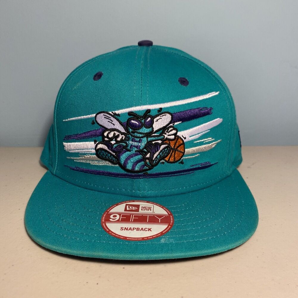 NBA Charlotte Hornets New Era 59Fifty Snapback Hardwood Classics- Retro Design